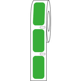 Cryo Direct Thermal Label, 27x13mm For Cryogenic Vials, Green, 1000/Roll view 2