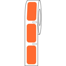 Cryo Direct Thermal Label, 27x13mm For Cryogenic Vials, Orange, 1000/Roll view 2