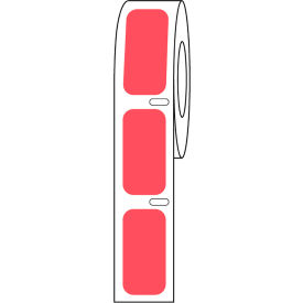 Cryo Direct Thermal Label, 27x13mm For Cryogenic Vials, Red, 1000/Roll view 2