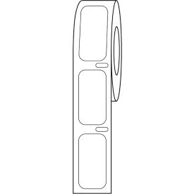 Cryo Direct Thermal Label, 27x13mm For Cryogenic Vials, White, 1000/Roll view 2