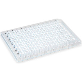 0.2mL 96-Well PCR Plate, Half Skirt, Clear, 10/Pack