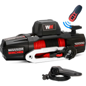 Warrior Winches Sentinel Electric Winch with Synthetic Rope 10000 lb. Capacity 12V 