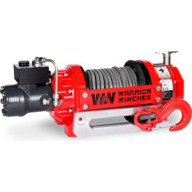 Warrior Winches RV Hydraulic Winch with Armortek Extreme Synthetic Rope 10000 lb. Capacity 
