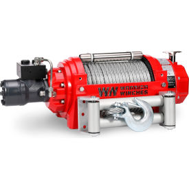Warrior Winches RV Hydraulic Winch with Steel Cable 15000 lb. Capacity 