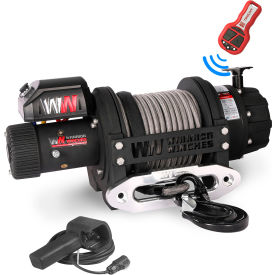 Warrior Winches T1000 Electric Military Winch with Synthetic Rope 25000 lb. Capacity 12V 
