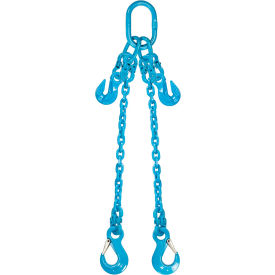 KWB 1/2" x 10' Adjustable 2 Leg Chain Sling with Sling Hooks - Grade 120 view 2