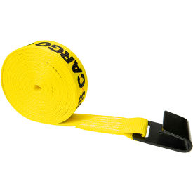 Replacement Strap with Flat Hook, 2" x 25', Yellow view 2