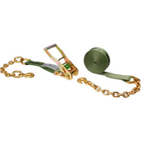 Ratchet Strap with Wire Hooks, 2" x 27', Blue view 2