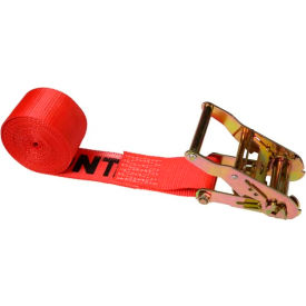 Endless Ratchet Strap, 2" x 15', Red view 2