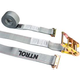 Interior E-Track Ratchet Strap, 2" x 16', Gray view 2