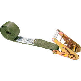 Heavy-Duty Endless Ratchet Strap, 2" x 20', Olive Drab view 2
