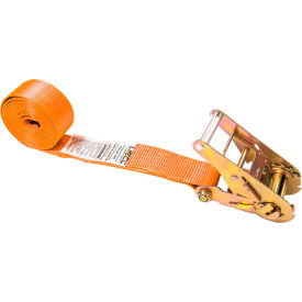Heavy-Duty Endless Ratchet Strap, 2" x 20', Orange view 2