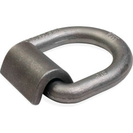 3/4" Weldable D-Ring with Mounting Clip, Gray view 2