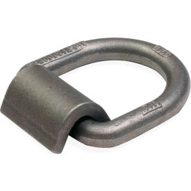 1/2" Weldable D-Ring with Mounting Clip, Gray view 2