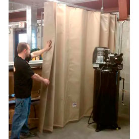 Goff's Stock Sound Curtain 31976 with Hardware - 14'10"W x 10'H - Beige