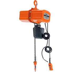 Economy Electric Chain Hoist 1/2 Ton Capacity 15' Lift 17 FPM 220V