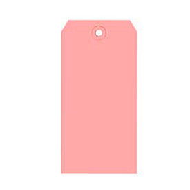 Box Packaging Inc G11051J Shipping Tags, #5, 4-3/4"L x 2-3/8"W, Pink, 1000/Pack image.