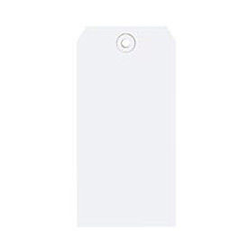 Global Industrial B43447 Global Industrial™ Shipping Tag #6, 5-1/4"L x 2-5/8"W, White, 1000/Pack image.