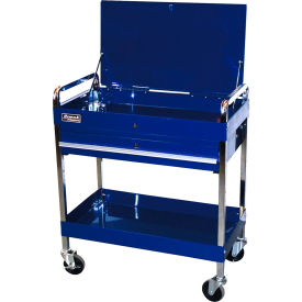 Homak Manufacturing BL05500190 Homak BL05500190 32" Professional 1 Drawer Blue Service Cart image.