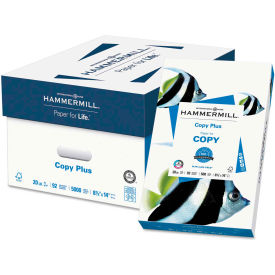 Copy Paper - Hammermill Copy Plus Paper, White, 8-1/2" x 14", 20 lb., 5,000 Sheets/Carton