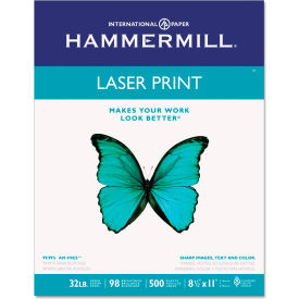 Hammermill 104646 Laser Copy Paper - Hammermill 104646 - 8-1/2" x 11" - 32 lbs. - 500 Sheets image.