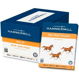Hammermill 103267 Hammermill® Fore MP Paper, 8-1/2" x 11", 20 lb, White, 5000 Sheets/Carton image.