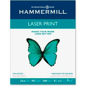 Laser Paper - Hammermill HAM104604 - White - 8-1/2 x 11 - 24 lb. - 500 Sheets/Ream