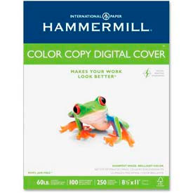 Hammermill 122549 Hammermill® Color Copy Cover Paper, 8-1/2" x 11", 60 lb, Ultra Smooth, White, 250 Sheets/Pack image.