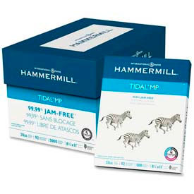 Hammermill 162008 Copy Paper - Hammermill® Tidal 162008 - 8-1/2" x 11" - 20 lb - White - 5000 Sheets/Carton image.