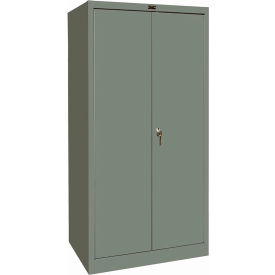 Hallowell® 400 Stationary Combination Cabinet 36"W x 24"D x 72"H Dark Gray Assembled 