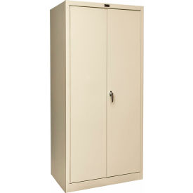 Hallowell® 800 Stationary Combination Cabinet 36"W x 18"D x 78"H Tan Assembled 