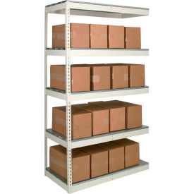 Hallowell DRCC7230120-5A Hallowell Rivetwell 5 Shelf, Double Rivet Boltless Shelving, Add On, 72"W x 30"D x 120"H image.