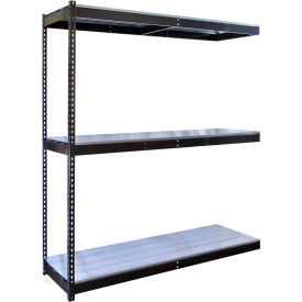 Hallowell DRHC483084-3A-E-ME Hallowell Rivetwell 3 Shelf, Double Rivet Boltless Shelving, Add On, 48"W x 30"D x 84"H, EZ Deck image.