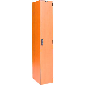 Hallowell® VersaMax 1-Tier 1 Door Phenolic Locker Electronic Keypad 12"Wx18"Dx72"H Assembled 