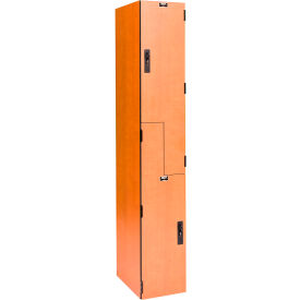 Hallowell® VersaMax Z-Style 2 Door Phenolic Locker Padlock Hasp 12"W x 18"D x 72"H Assembled 