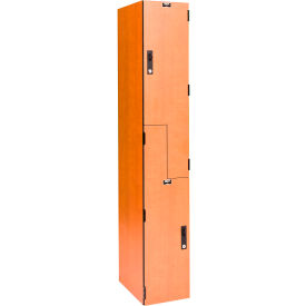 Hallowell® VersaMax Z-Style 2 Door Phenolic Locker Keyed Lock 12"W x 18"D x 72"H Assembled 