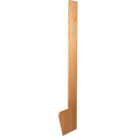Hallowell® Recruiter-2 Setback End Panel RH 12"/24"D x 84"H Natural Red Oak 