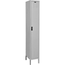 Hallowell® DigiTech 1-Tier Electronic Locker 12"W x 12"D x 78"H Light Gray Unassembled 