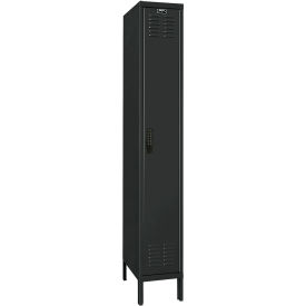 Hallowell® DigiTech 1-Tier Electronic Locker 12"W x 15"D x 78"H Black Assembled 