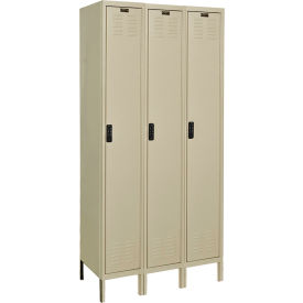 Hallowell® DigiTech 1-Tier Electronic Locker 36"W x 18"D x 78"H Tan Unassembled 
