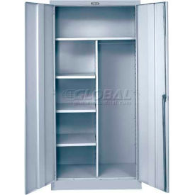 Hallowell 855C18PL-AM Hallowell 855C18PL-AM Combination Cabinet, 36"W x 18"D x 78"H, Platinum, Knock-Down image.