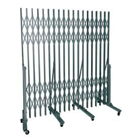 Hallowell P601-06 Superior Heavy-Duty Portable Gate - 3-1/2 to 6 Openings image.