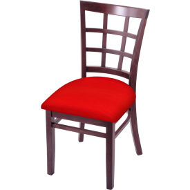 Holland Bar Stool Hampton 3130 Bristol Dining Chair Canter Red Seat Dark Cherry Finish 