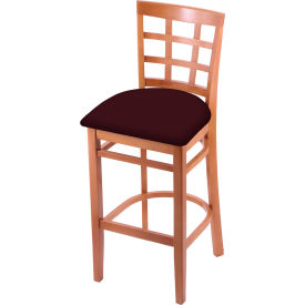 Holland Bar Stool 3130 30" Bar Stool Canter Bordeaux Seat Medium Finish 