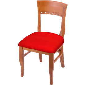 Holland Bar Stool Hampton 3160 Arbor Dining Chair Canter Red Seat Medium Finish 