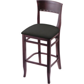 Holland Bar Stool 3160 30" Bar Stool Canter Iron Seat Dark Cherry Finish 