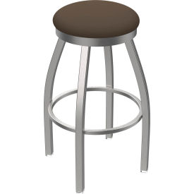Holland Bar Stool OD802 Misha Stainless Steel 30" Swivel Outdoor Bar Stool Breeze Farro Seat 