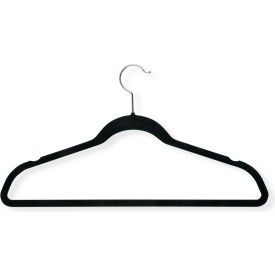 Velvet Touch Suit Hanger Black 50-Pack