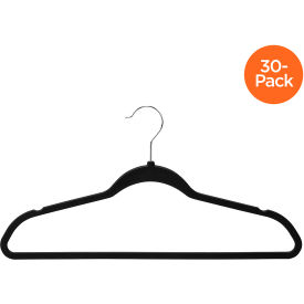 Honey-Can-Do® Suit Hanger - Rubber Black - 30-Pack