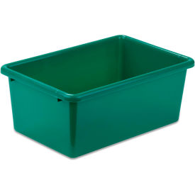 Small Plastic Bin 11-3/4""L x 7-3/4""W x 5""H - Green